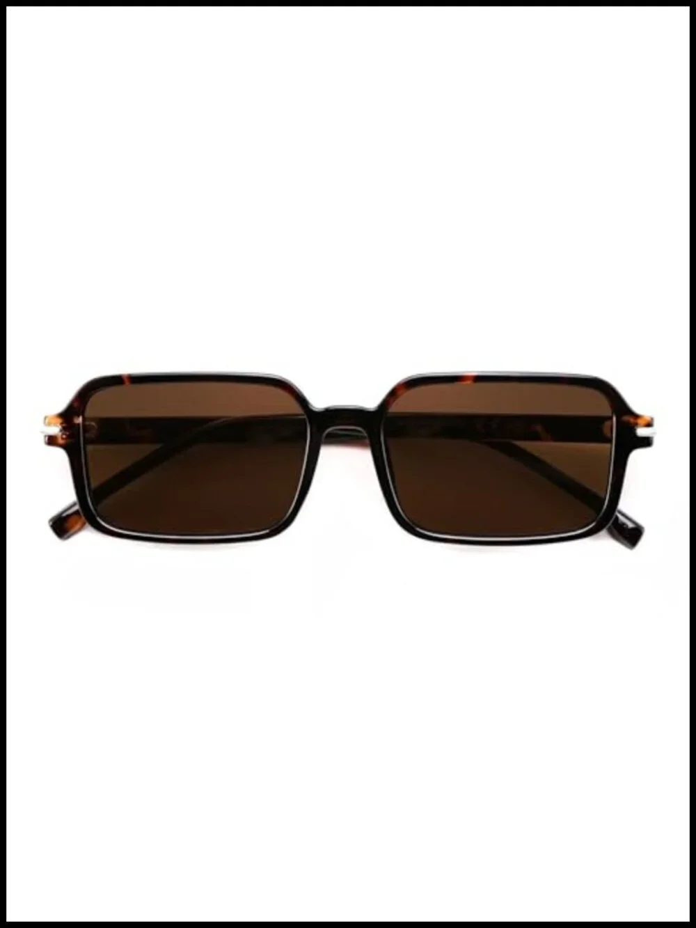 Rectangular Sunglasses with UV400 Protection for Women and Men